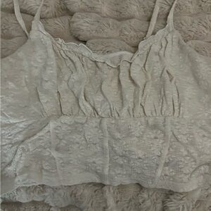 No Boundaries Ivory Lace Top